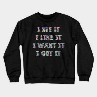 Copy of hold my drink i gotta pet this dog Crewneck Sweatshirt